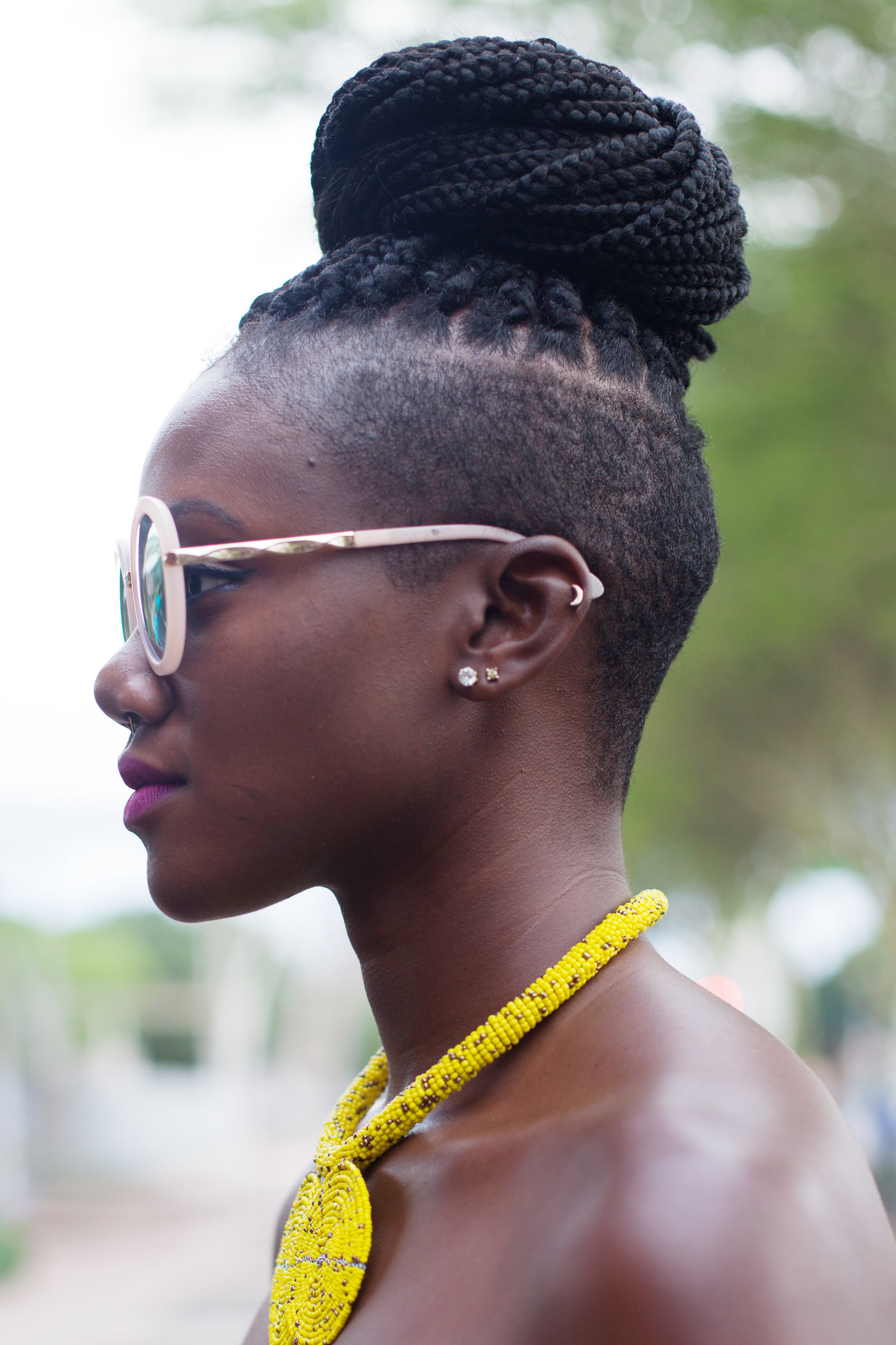 11 Fabulous Street Style Hair Looks Spotted During ESSENCE Festival Durban
